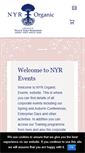 Mobile Screenshot of nyrevents.co.uk